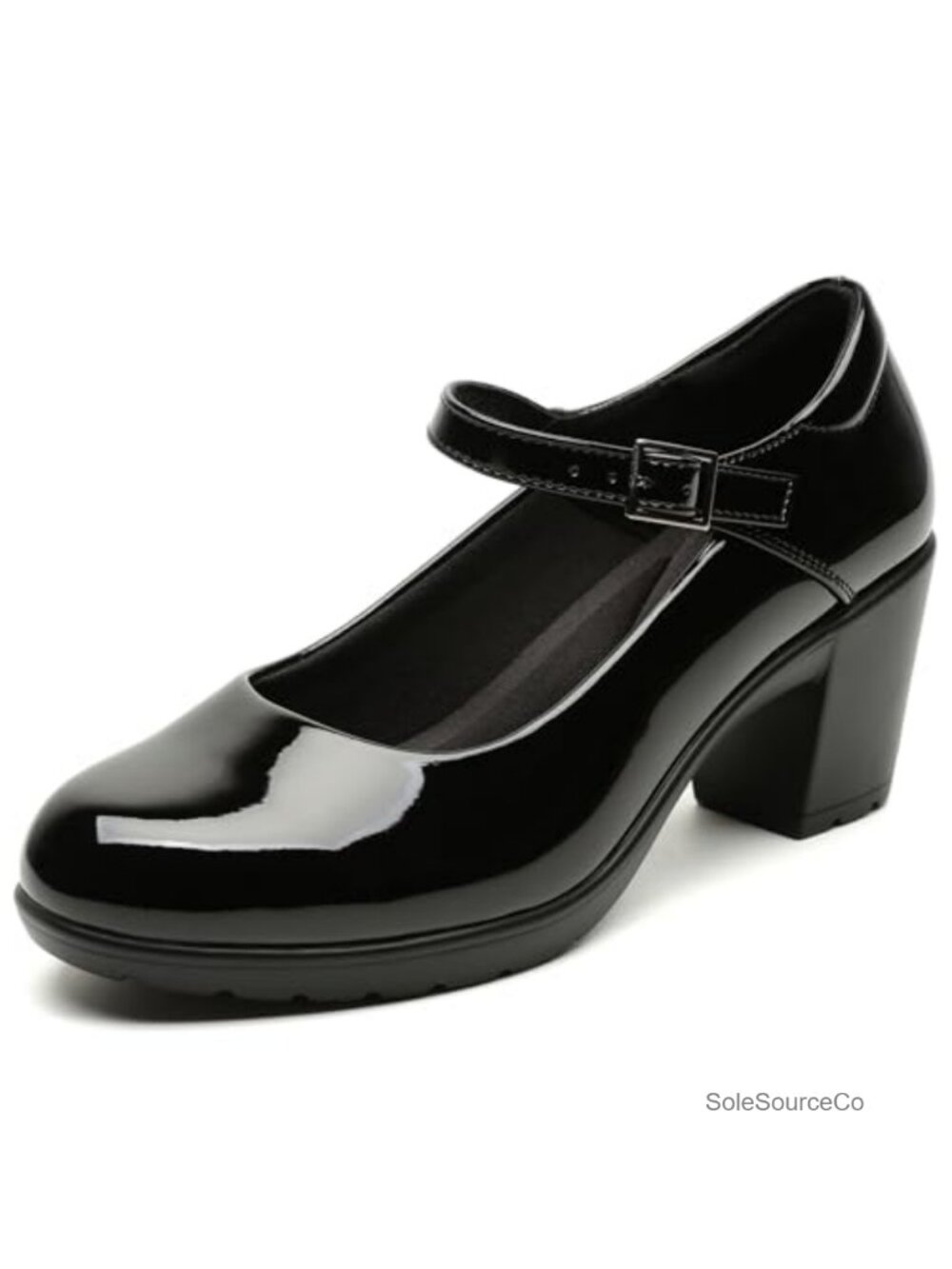 Women's Mary Jane Chunky Heels Dress Pumps Orthopedic Comfort